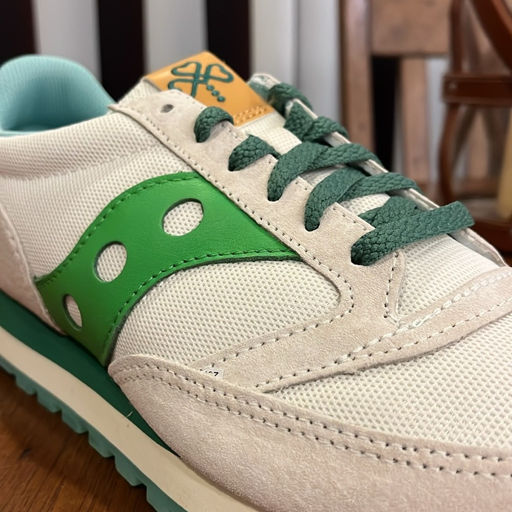 Saucony Jazz 81 St. Patrick’s Patty’s Day Shamrock Shoes Sneakers Mens Size 10 - Picture 13 of 16
